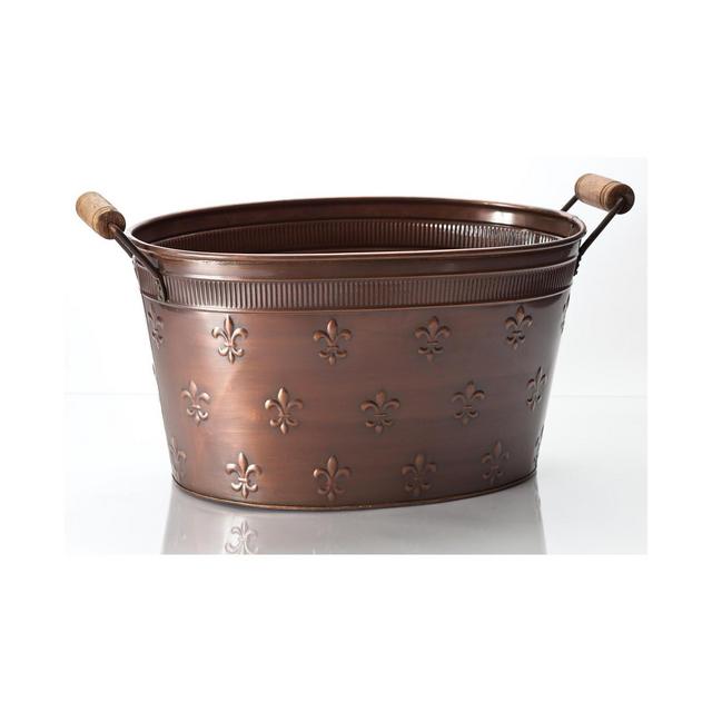 St. Croix KINDWER Large 22" Fleur De Lis Oval Tub