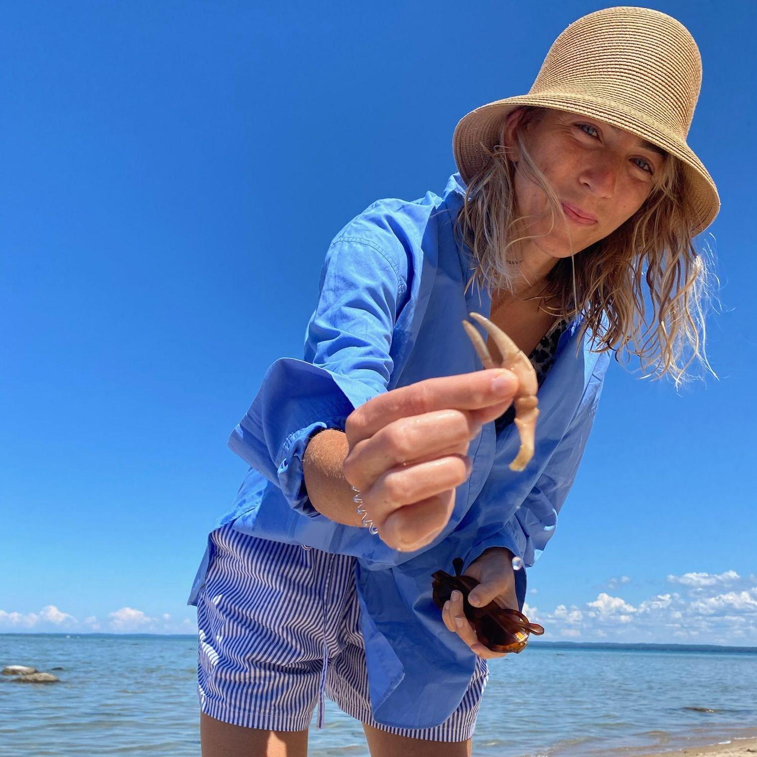 The day Vito proposed, I too made an offer he couldn't refuse. The gift of this decaying crab leg I found on the beach.