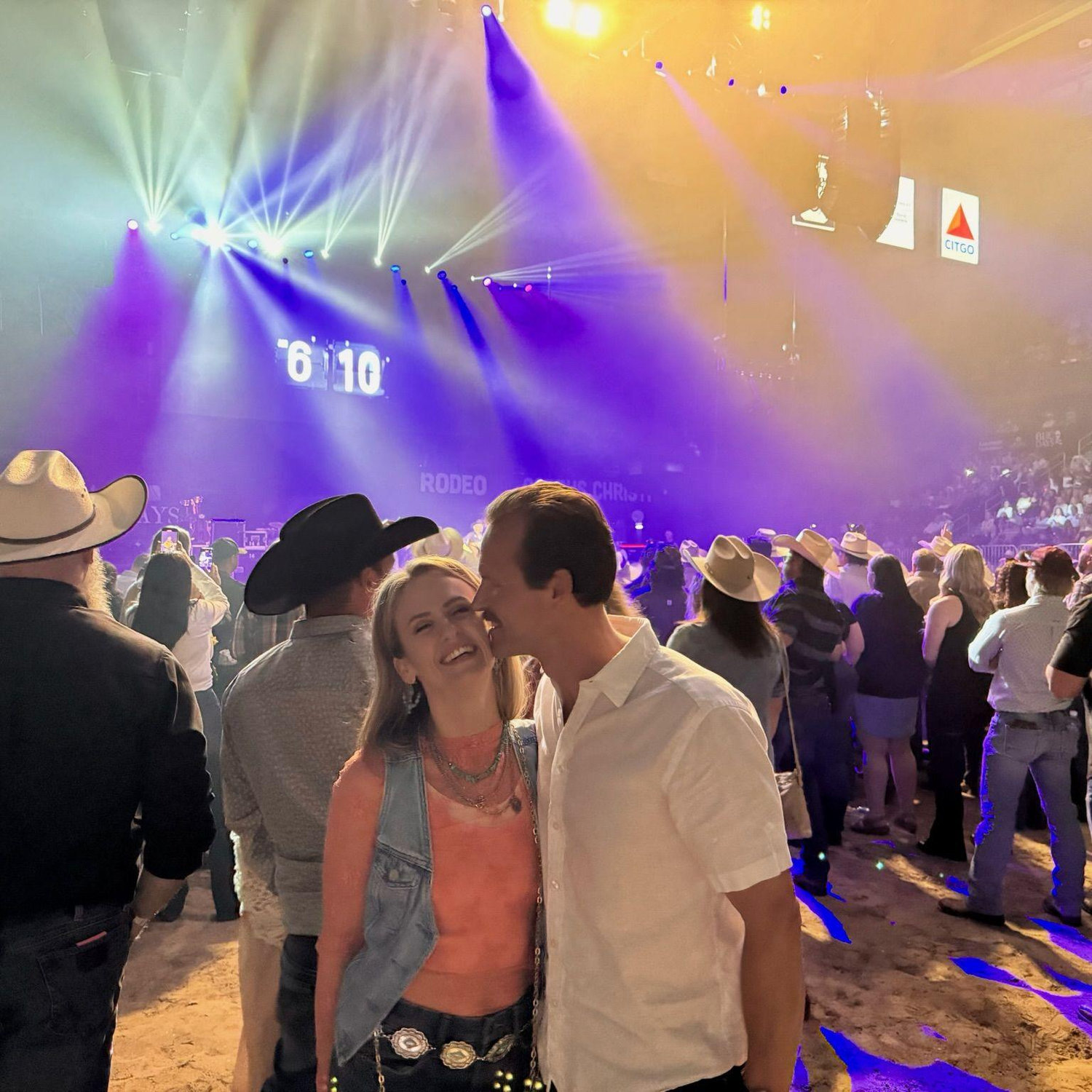 Clint Black at the rodeo with EOG