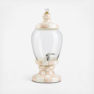 Mocha Check Beverage Hostess