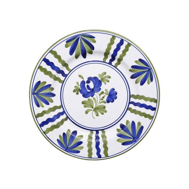 Blossom Hand-Painted Ceramic Dinner Plate