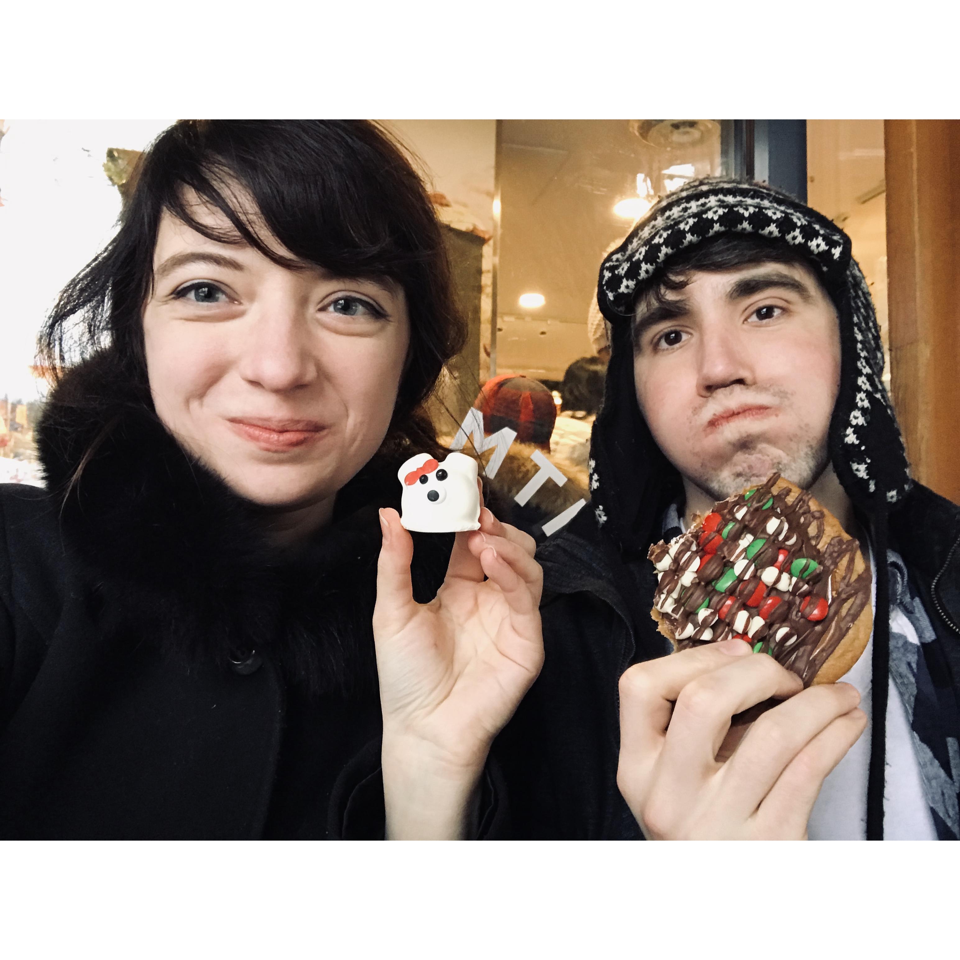 Something sweet from the Rocky Mountain Chocolate Factory in Whistler, Canada