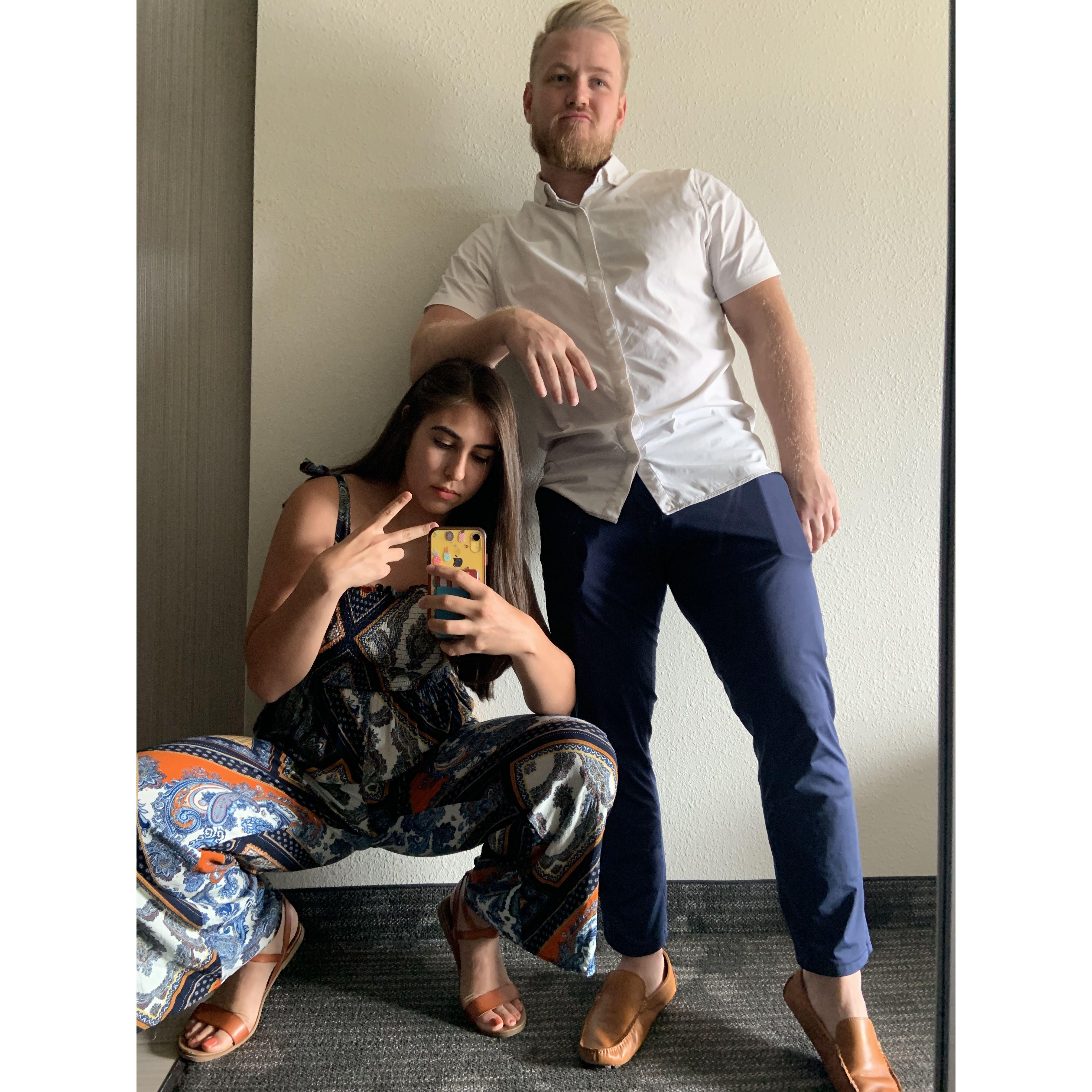 We clean up, sometimes