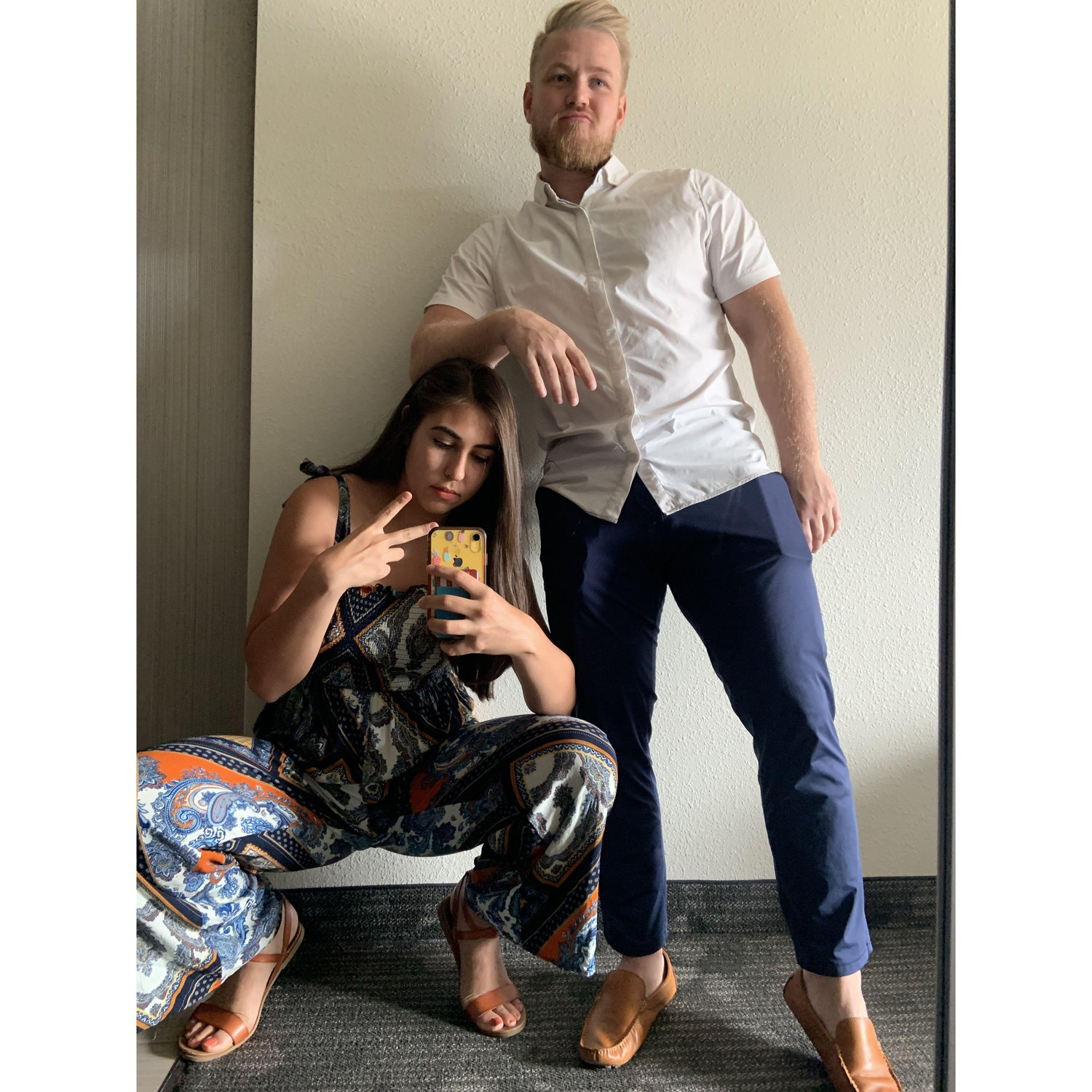We clean up, sometimes