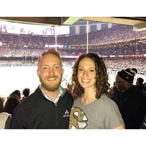Our first Saints game together!