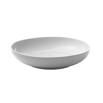 Organic Shaped Low Bowls (Set of 4) - White