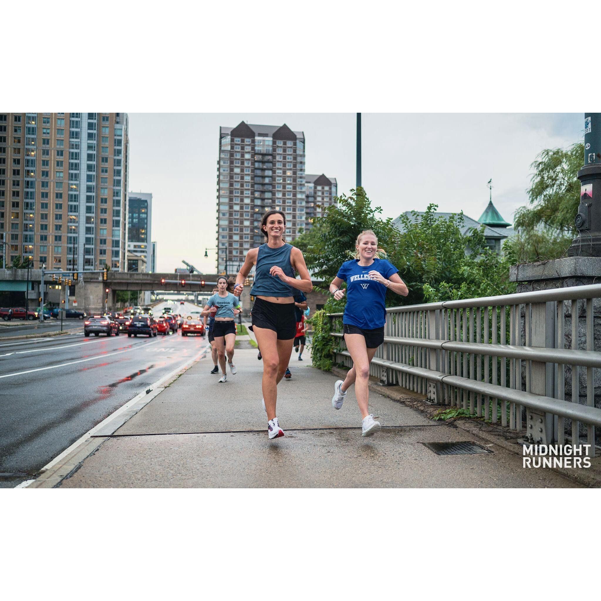 Midnight runners run club in Boston