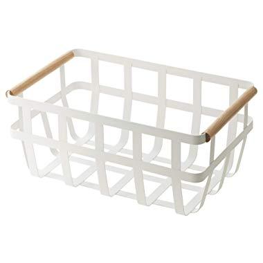 YAMAZAKI home Tosca Storage Basket, Dual Handle
