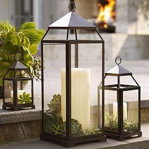 Malta Lantern - Bronze finish- Medium