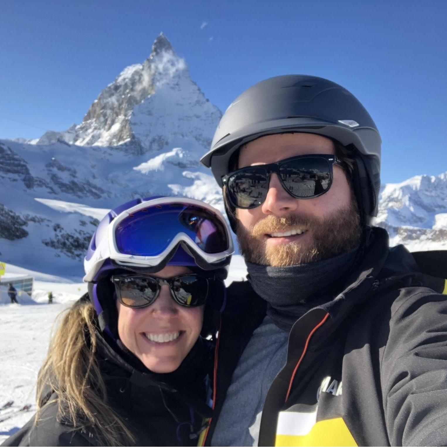 Skiing by the Matterhorn - Zermatt, Switzerland 2018.