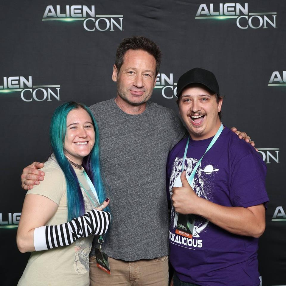 Alien Con Photo with David Duchovny from "The X-Files" - June 17, 2018