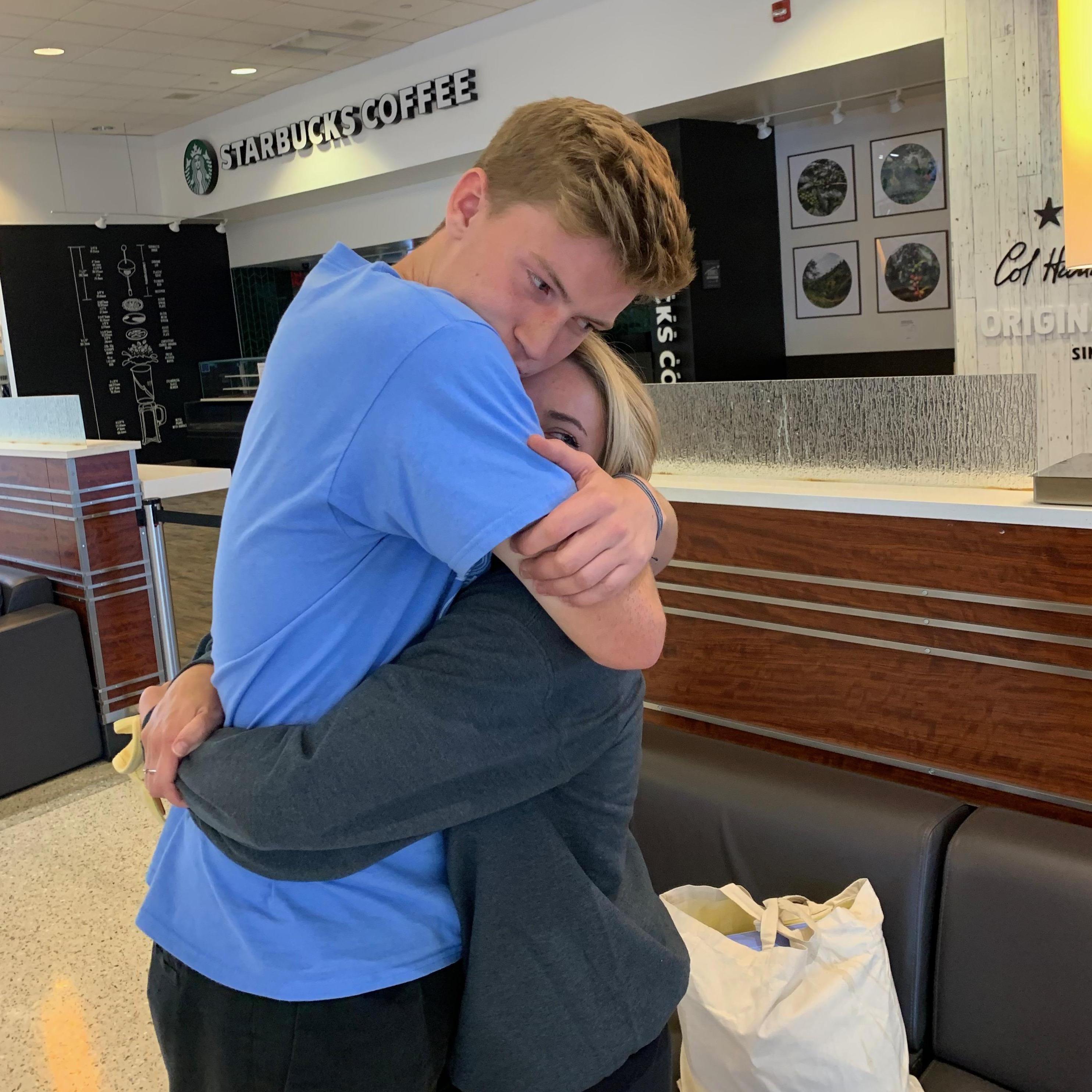This was Lily and I's first long-distance goodbye. These were never easy, but this one was esspecially diffucult, at least until Lily came back three days later to suprise me.