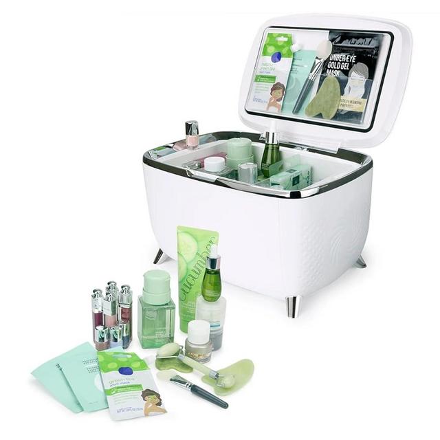 PERSONAL CHILLER 6.2L SkinCare Fridge, Portable Cosmetic Mini Fridge, Low Noise Small Refrigerator for Beauty Products, Beverage, Home, Bedroom