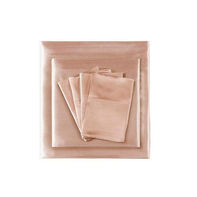 Madison Park Essentials Satin 6-Pc. Queen Sheet Set