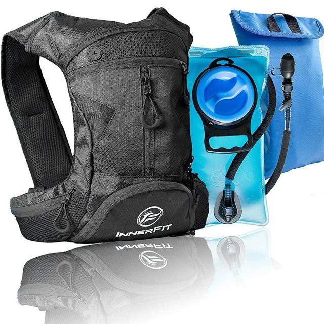 InnerFit Insulated Hydration Backpack and Water Bladder, Durable Camel Backpack Hydration Pack - Running, Hiking, Biking and Outdoor Activities - Lightweight Water Backpack