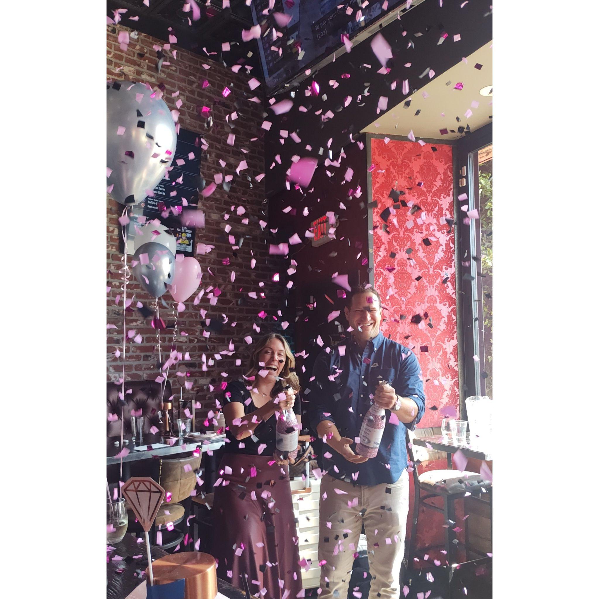 She said yes!