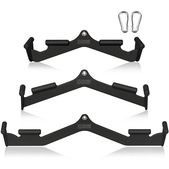 POWER GUIDANCE LAT Pulldown Attachments, Pull Down Bar with Ergonomic Handle, Cable Machine Attachments for More Effective and Less Fatigued Grip