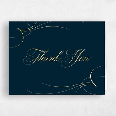 Multi-Colored Wedding Thank You - Clifton Landscape Foil