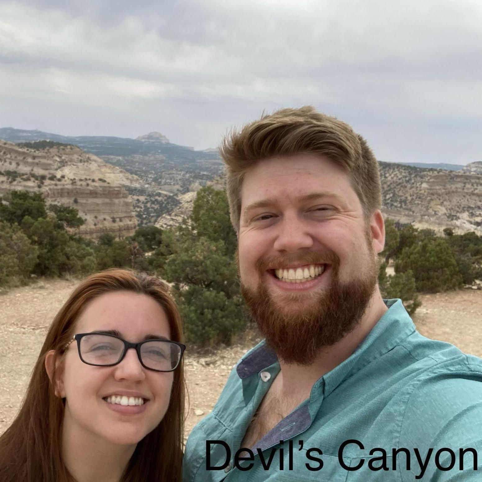 At Devil's Canyon Utah 2021