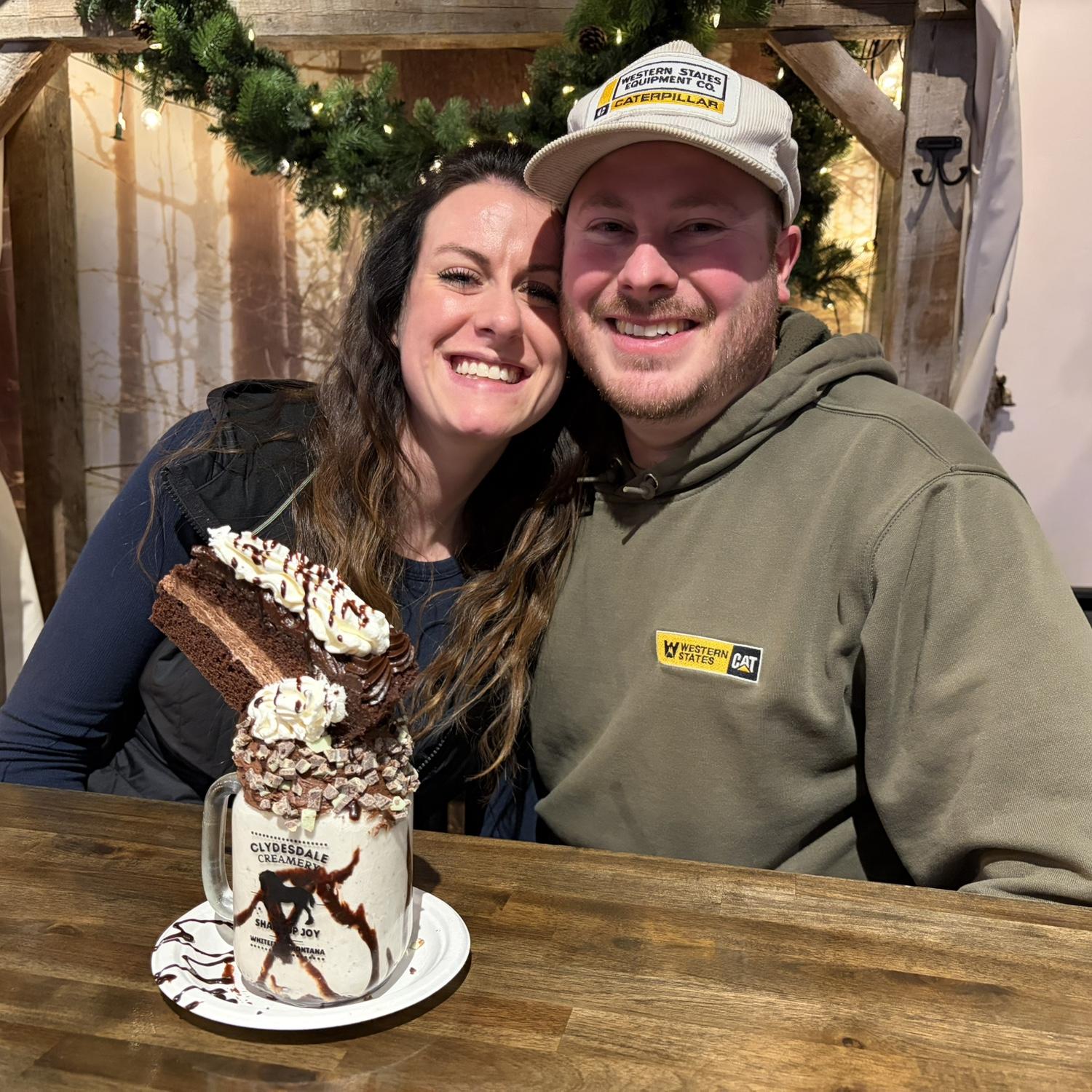 Clydesdale Creamery in Whitefish, MT!