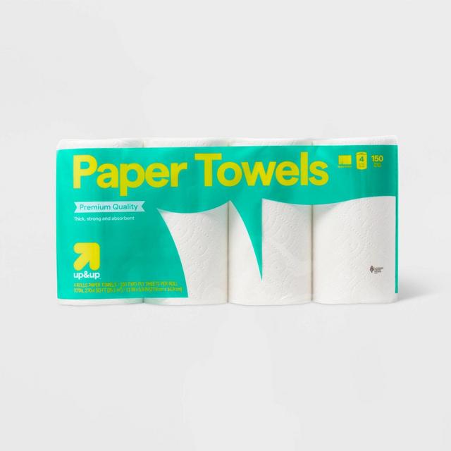 Make-A-Size Paper Towels - 4 Triple Rolls - up&up™