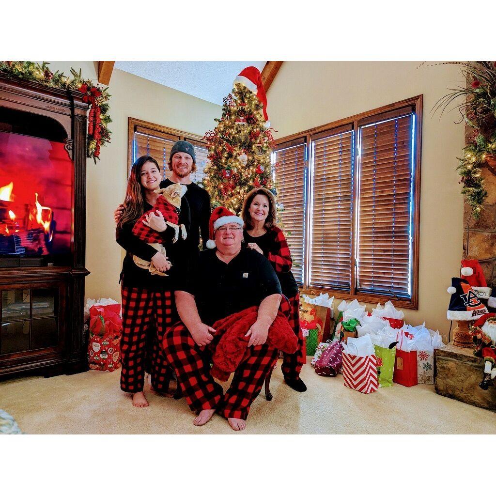 Annual family matching pajamas - Dec 2022.