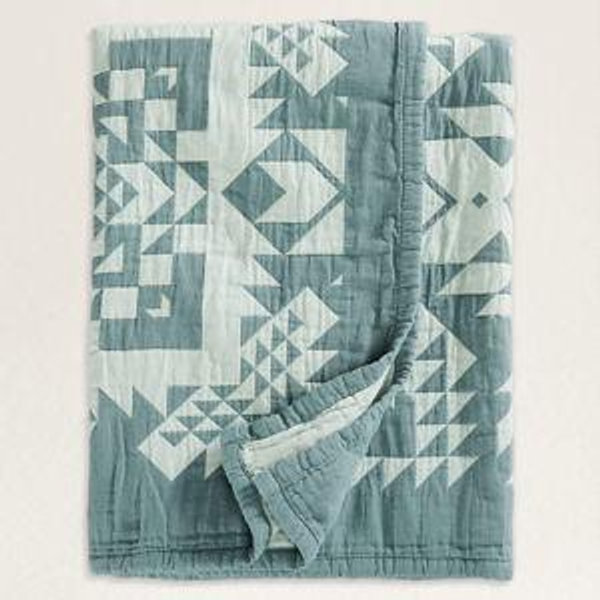 OPAL SPRINGS COTTON MATELASSE COVERLET
