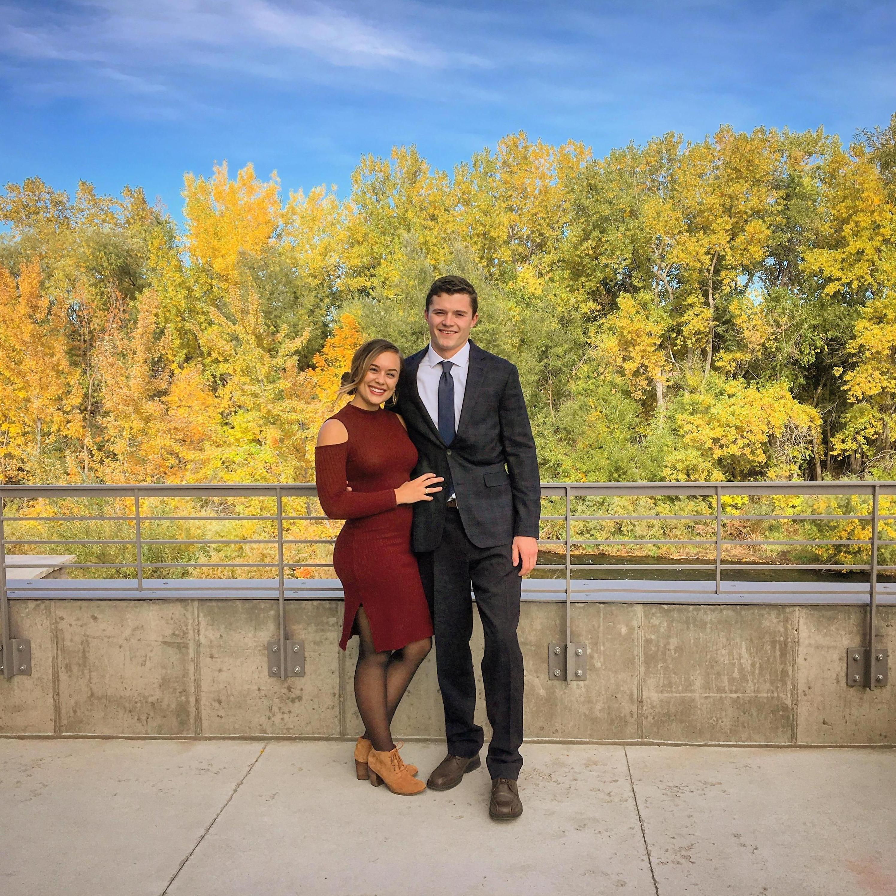 Our first wedding together even though we were still "just friends".