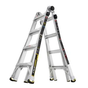 18 ft. Reach MPX Aluminum Multi-Position Ladder with 375 lb. Load Capacity Type IAA Duty Rating