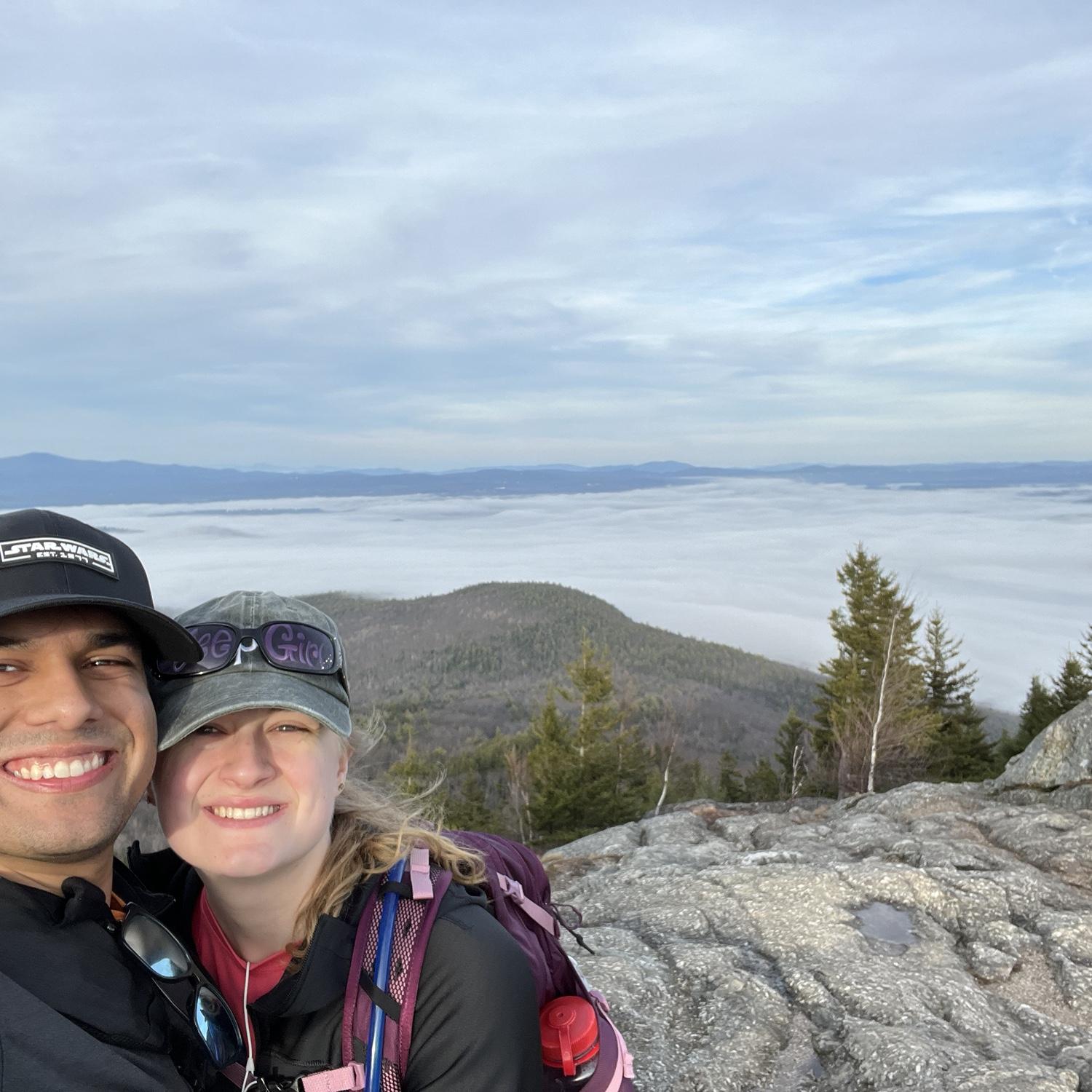 Day after Christmas hike up Mt. Major! It was a little chilly and slippery.