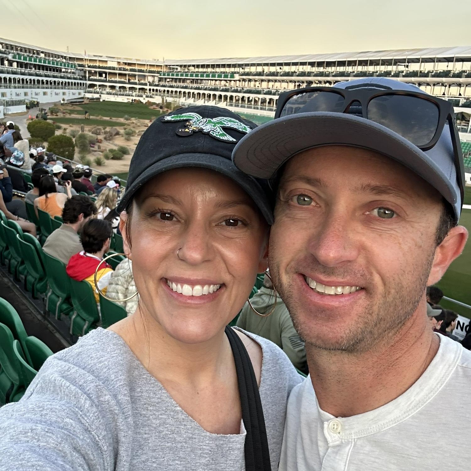 Waste Management Tournament - 16th green.