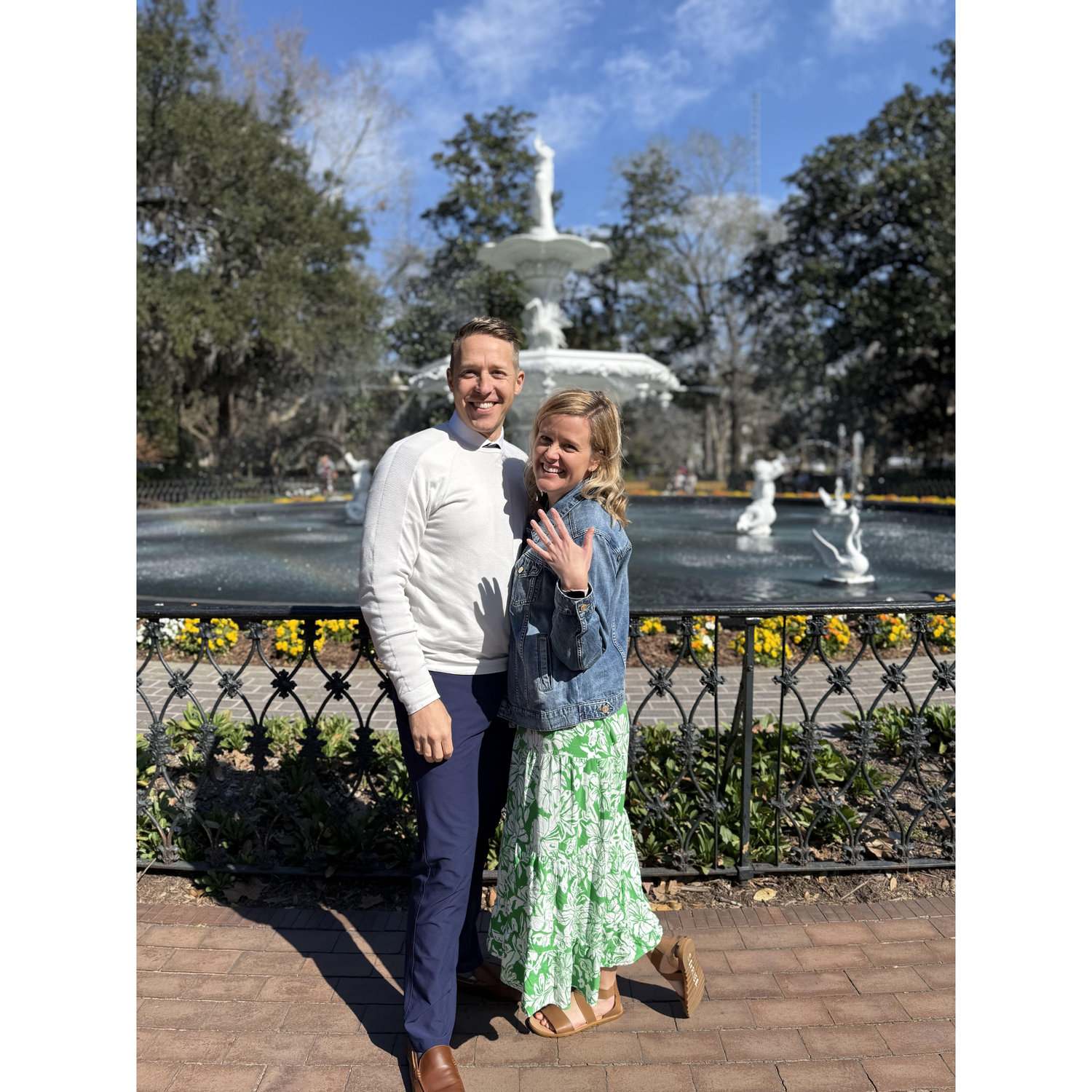 She said "yes!"