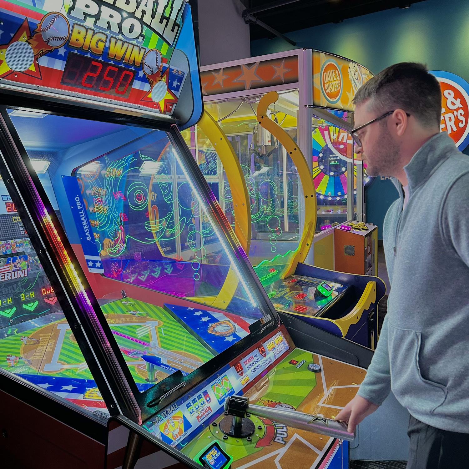 We love Dave and Busters