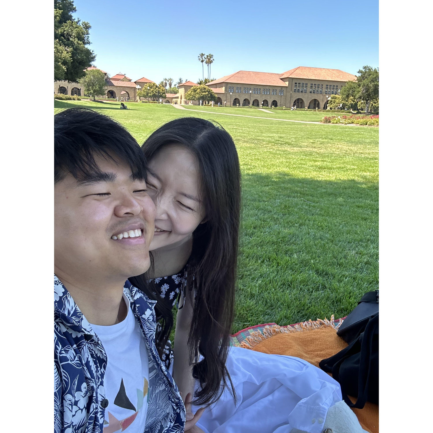 Ben fell in love with Irene's smile and picnic food :)