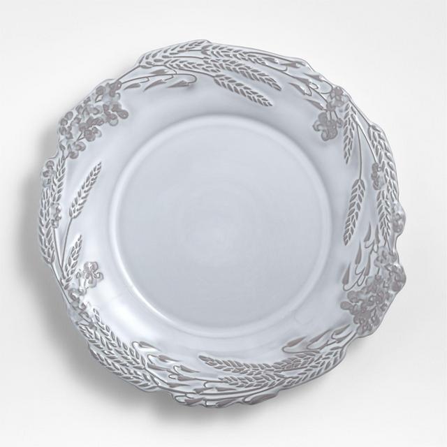 Lira Wheat Embossed Porcelain Dinner Plate