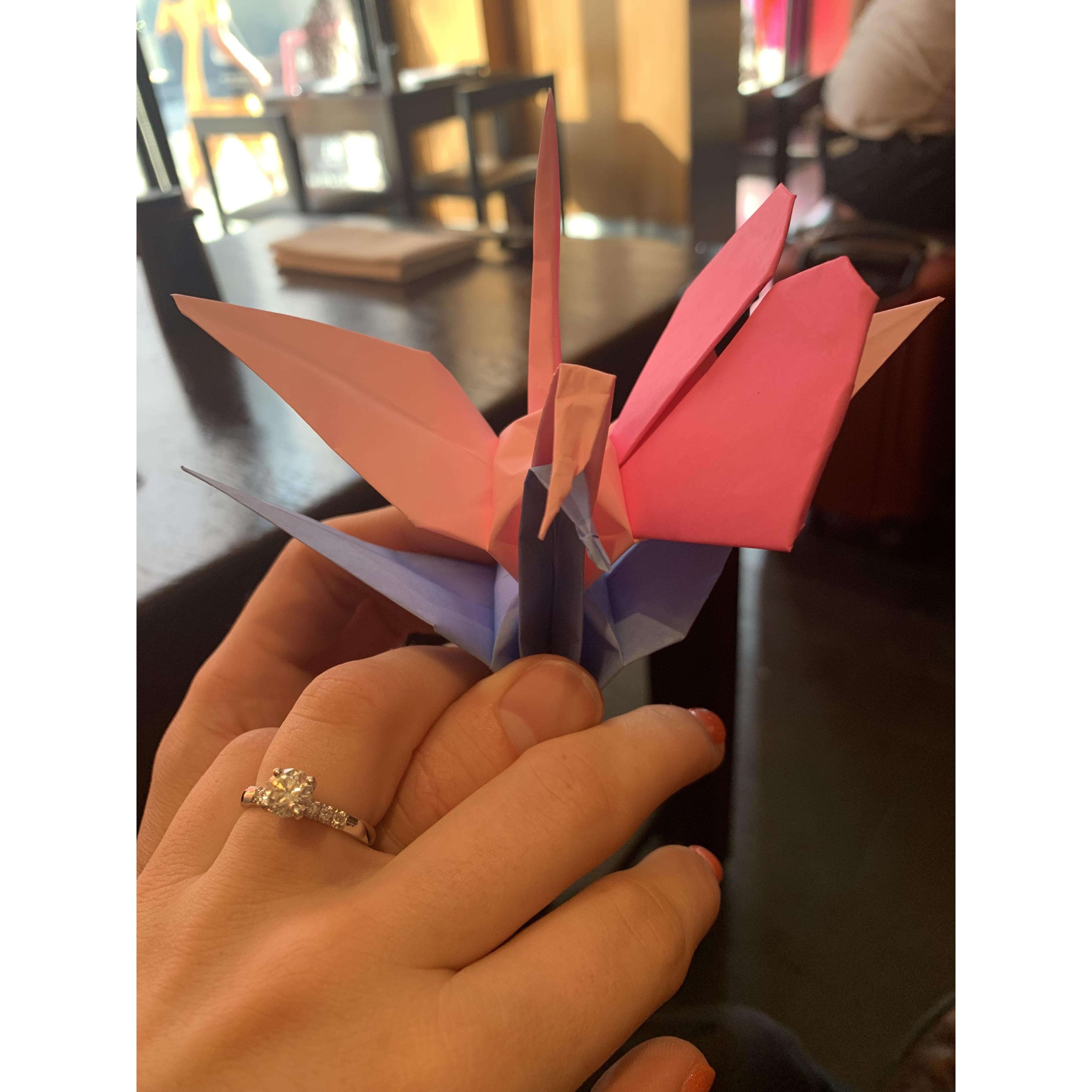 The proposal in London!
July 22, 2019