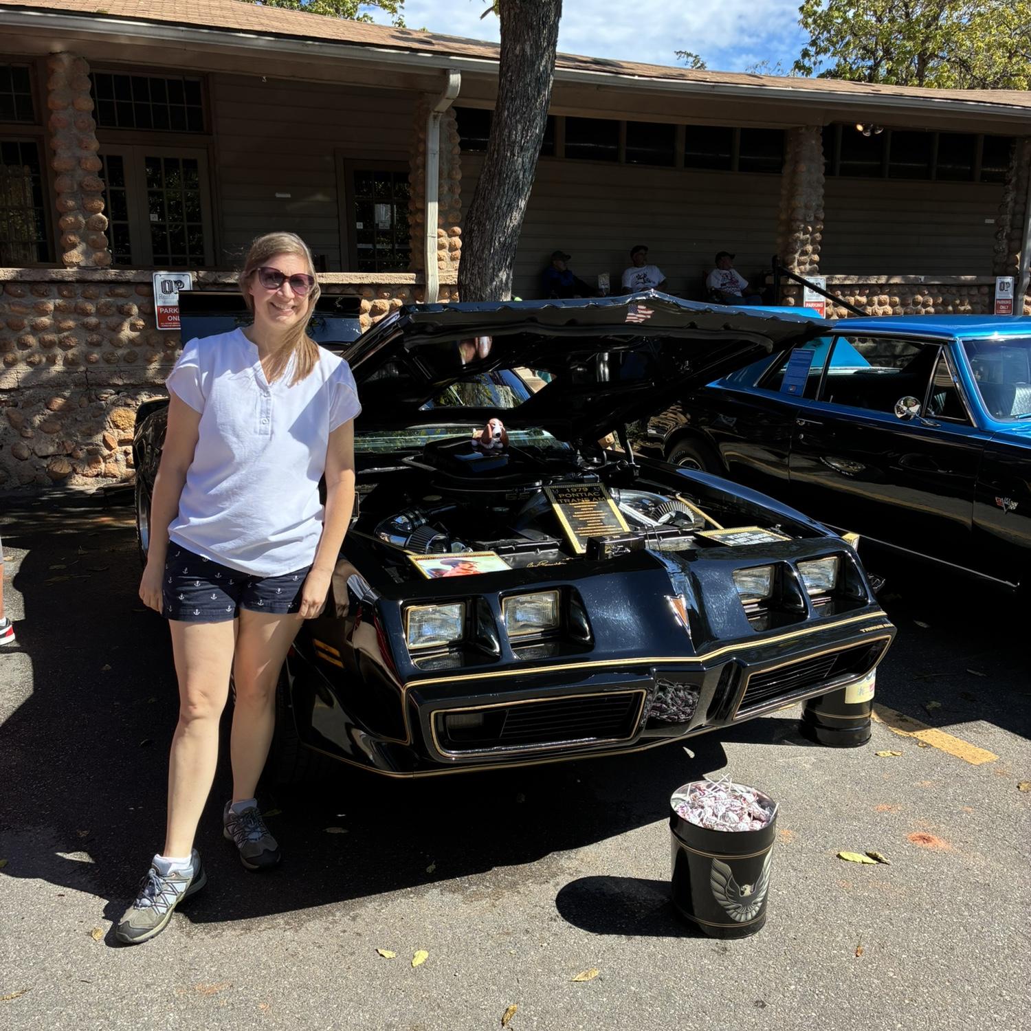 Medicine Park car show. Teresa’s nephew Gage loves this car, so we had to get pictures.