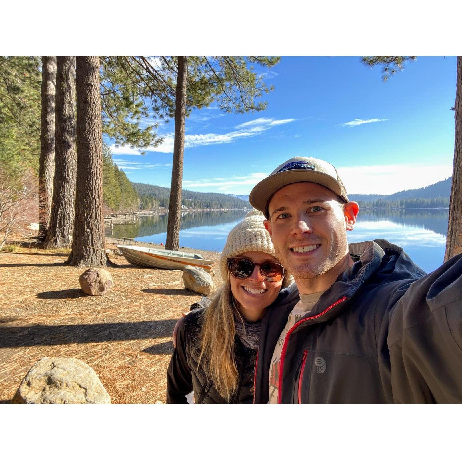 This is right after Tyler asked for Dana's and Ashley's blessing to propose to Marilee. 
Donner Lake 2020
