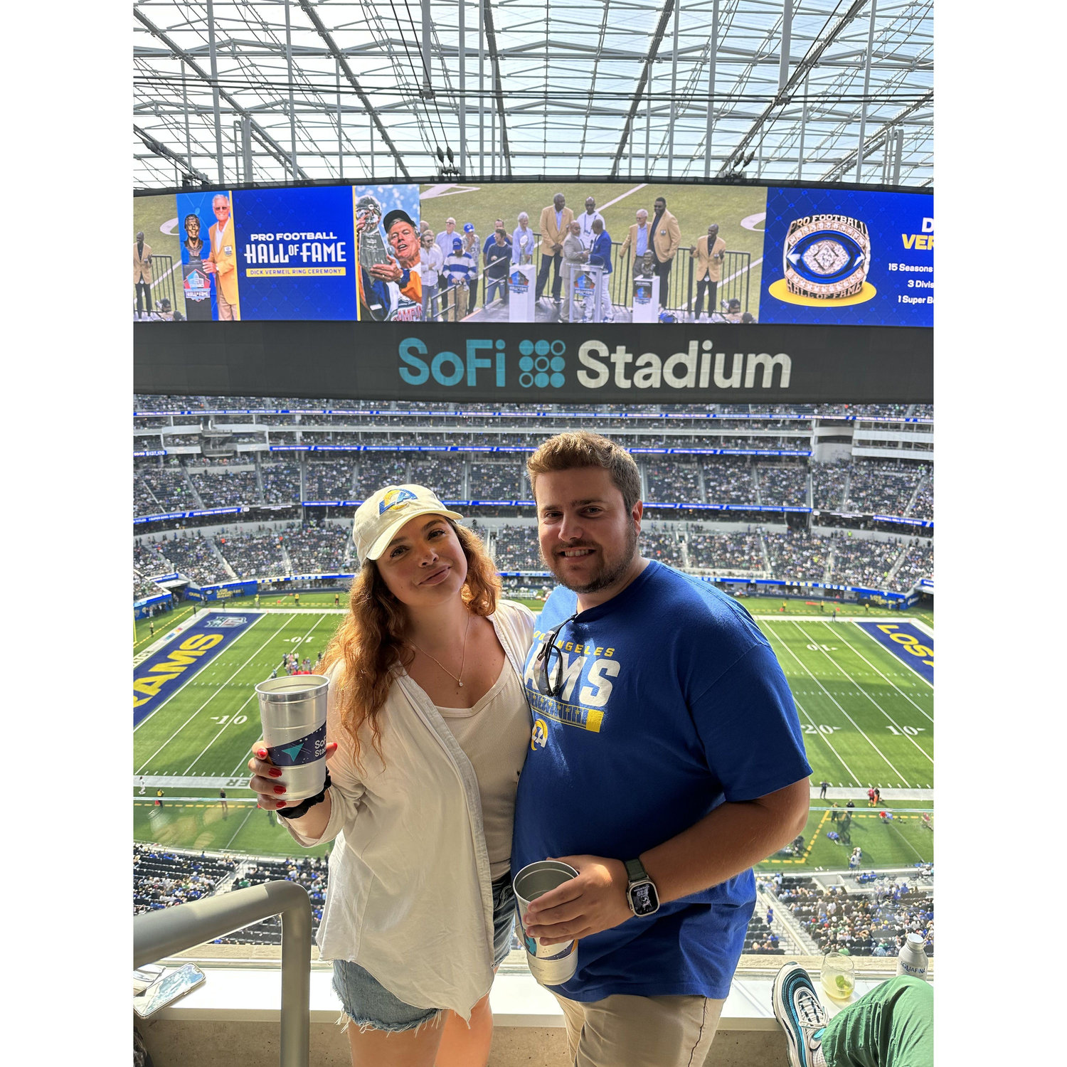 They became Rams season pass holders together.
