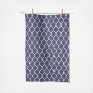 Rope Lattice Tea Towel, Set of 2