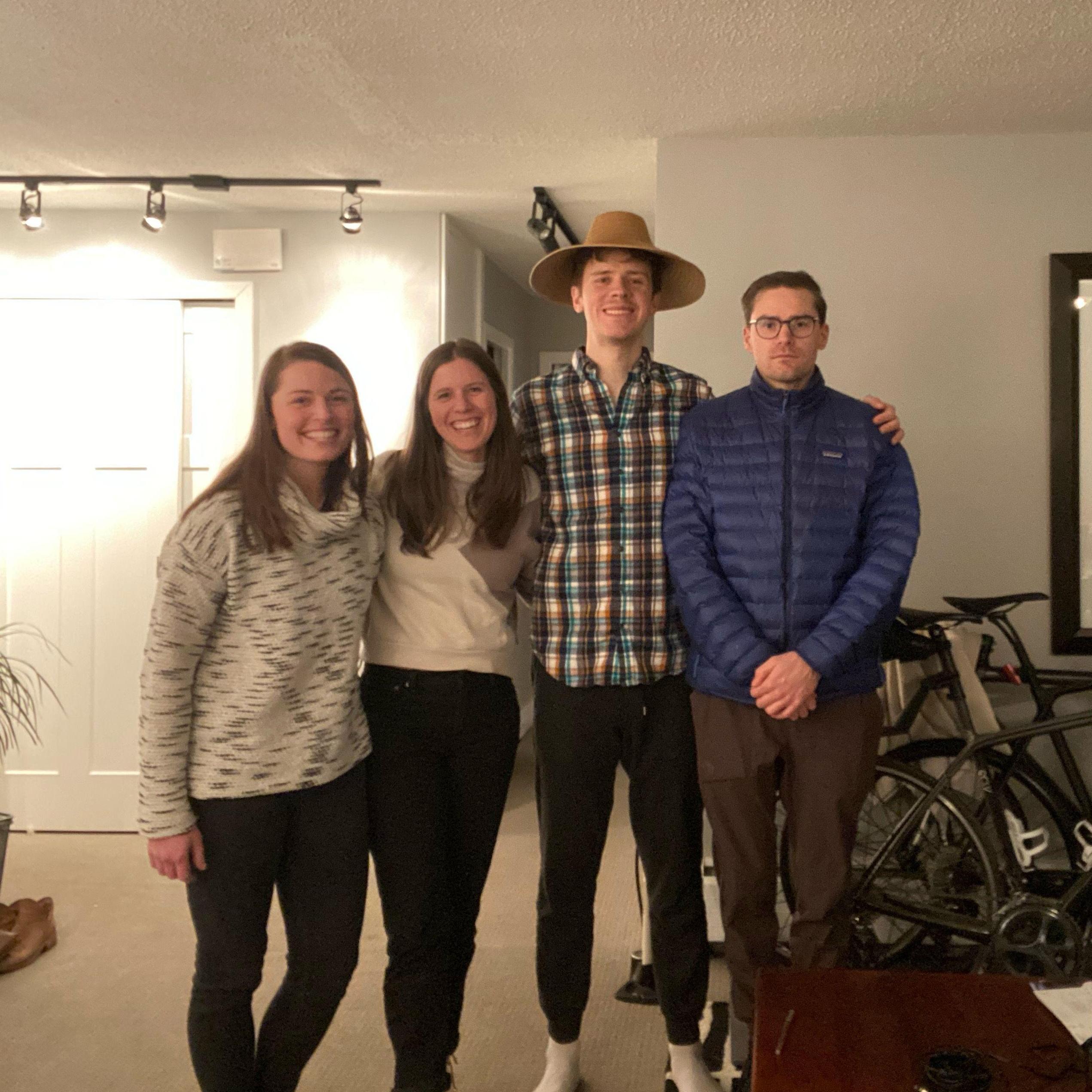 Colleen, Barrie, Jordan, Evan - some of our residency friends!