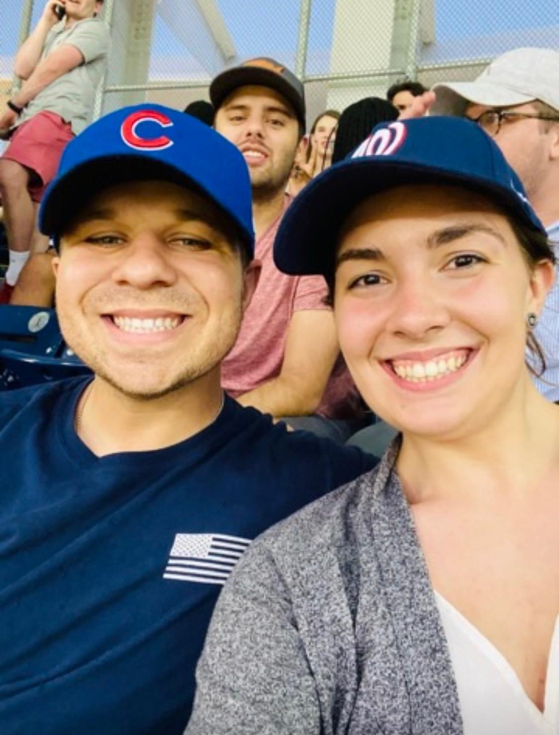 First Nationals game! Rachel is rooting for the home team, and then there’s Javi flying the W.
June 2021
