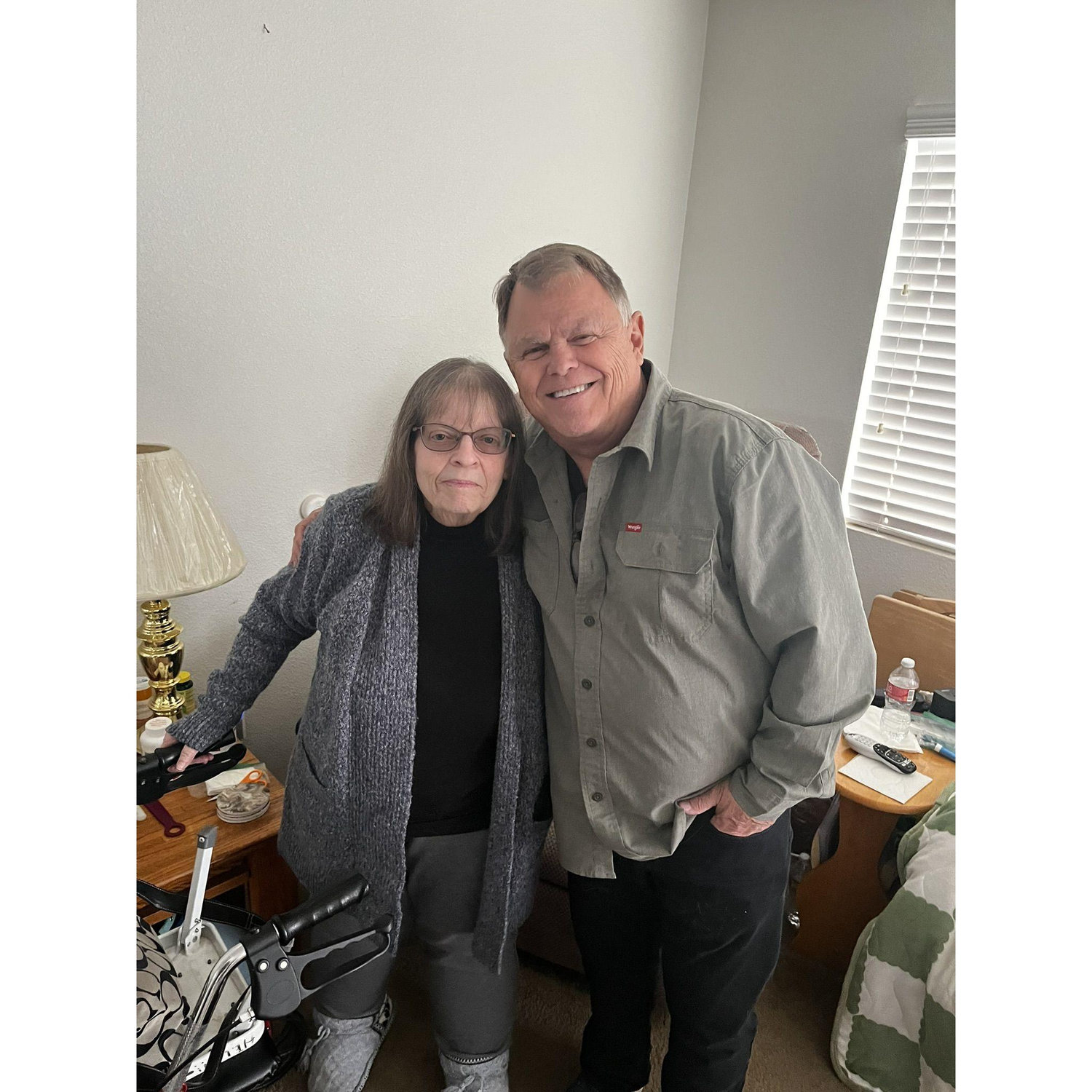 Jim visiting his sister Marsha May 2025