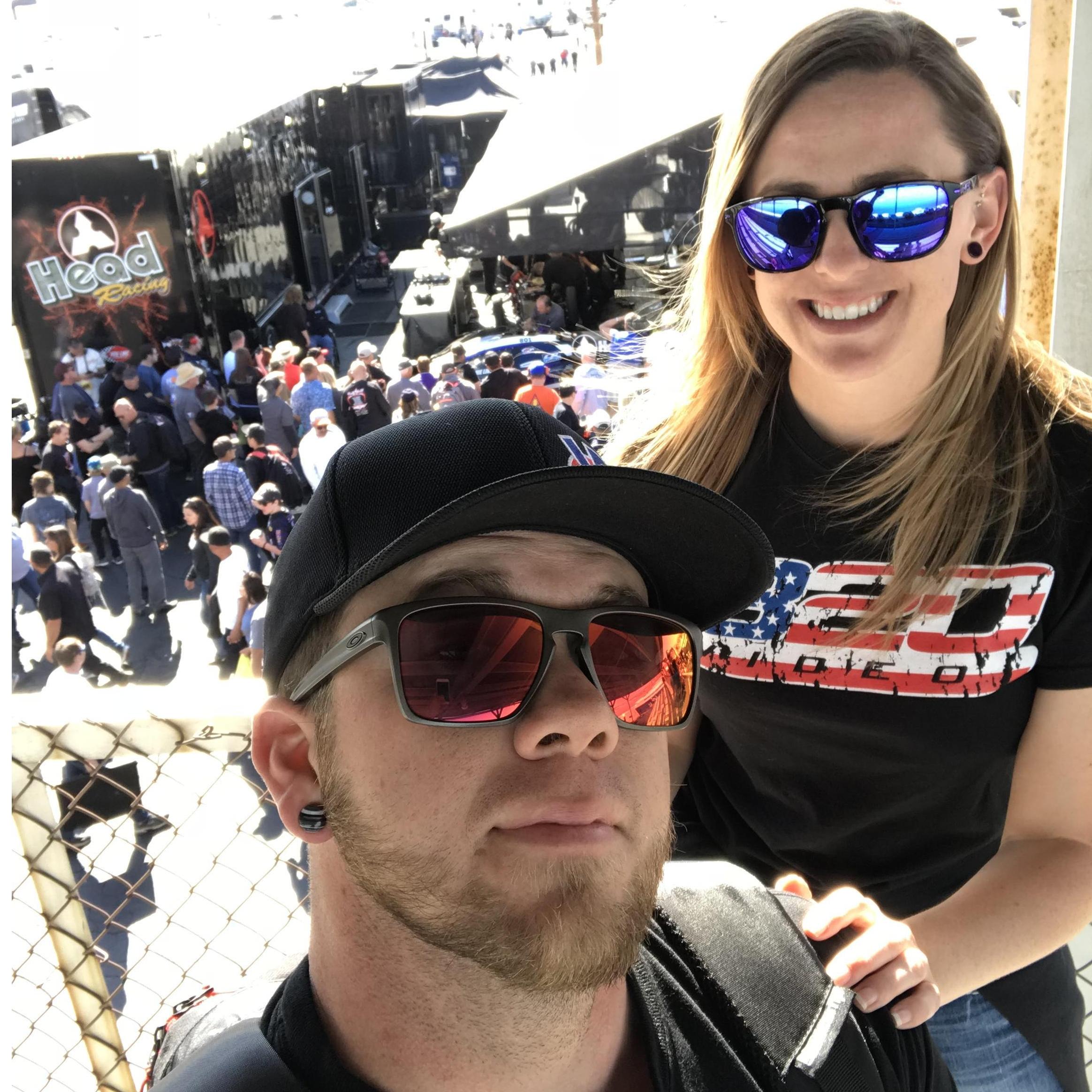 At a NHRA race event, the racetrack is our third home!