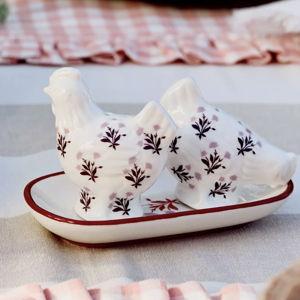 Anthropologie Millie Stoneware Salt & Pepper