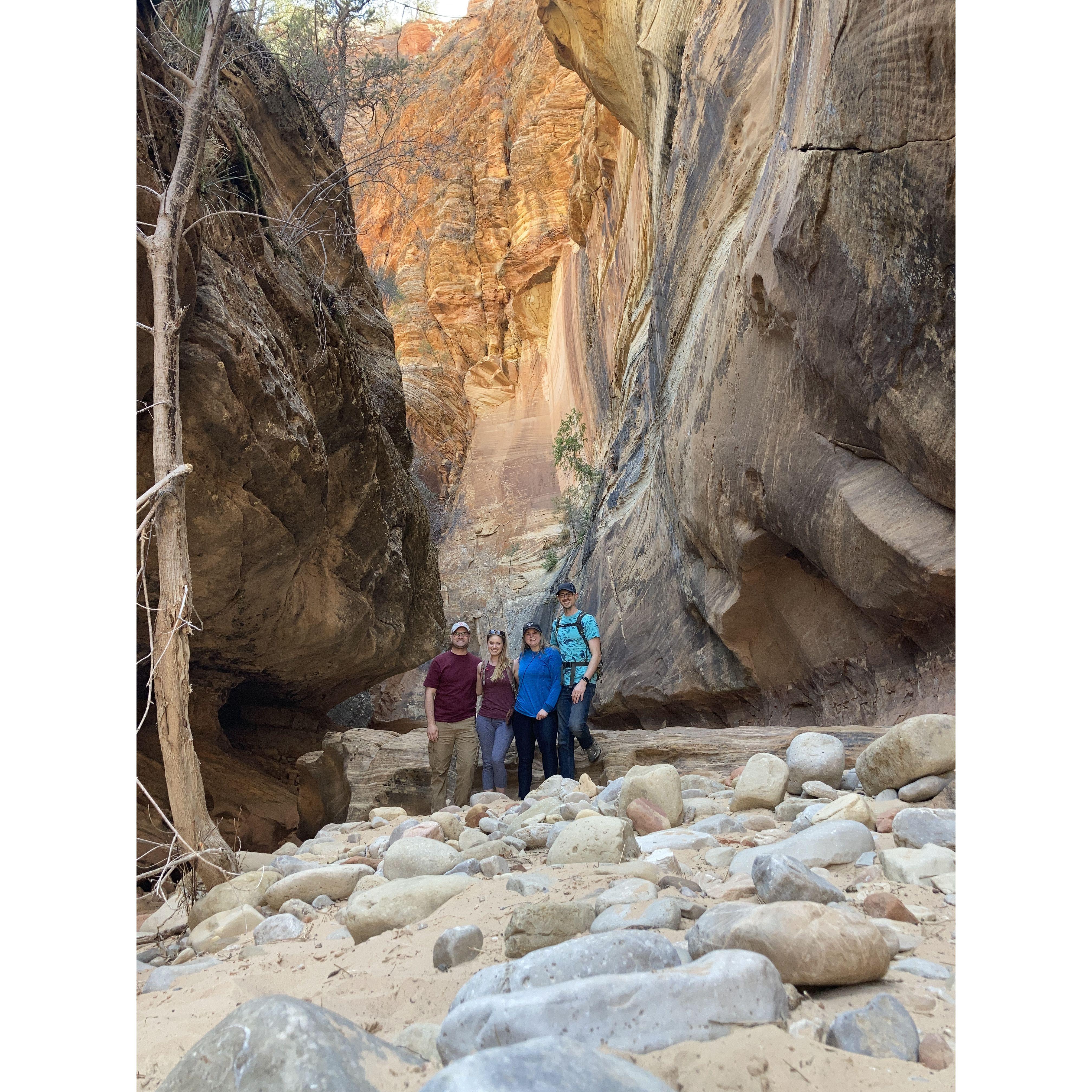 A few months after we met, we took a trip to southern Utah with Natalie and Tom!