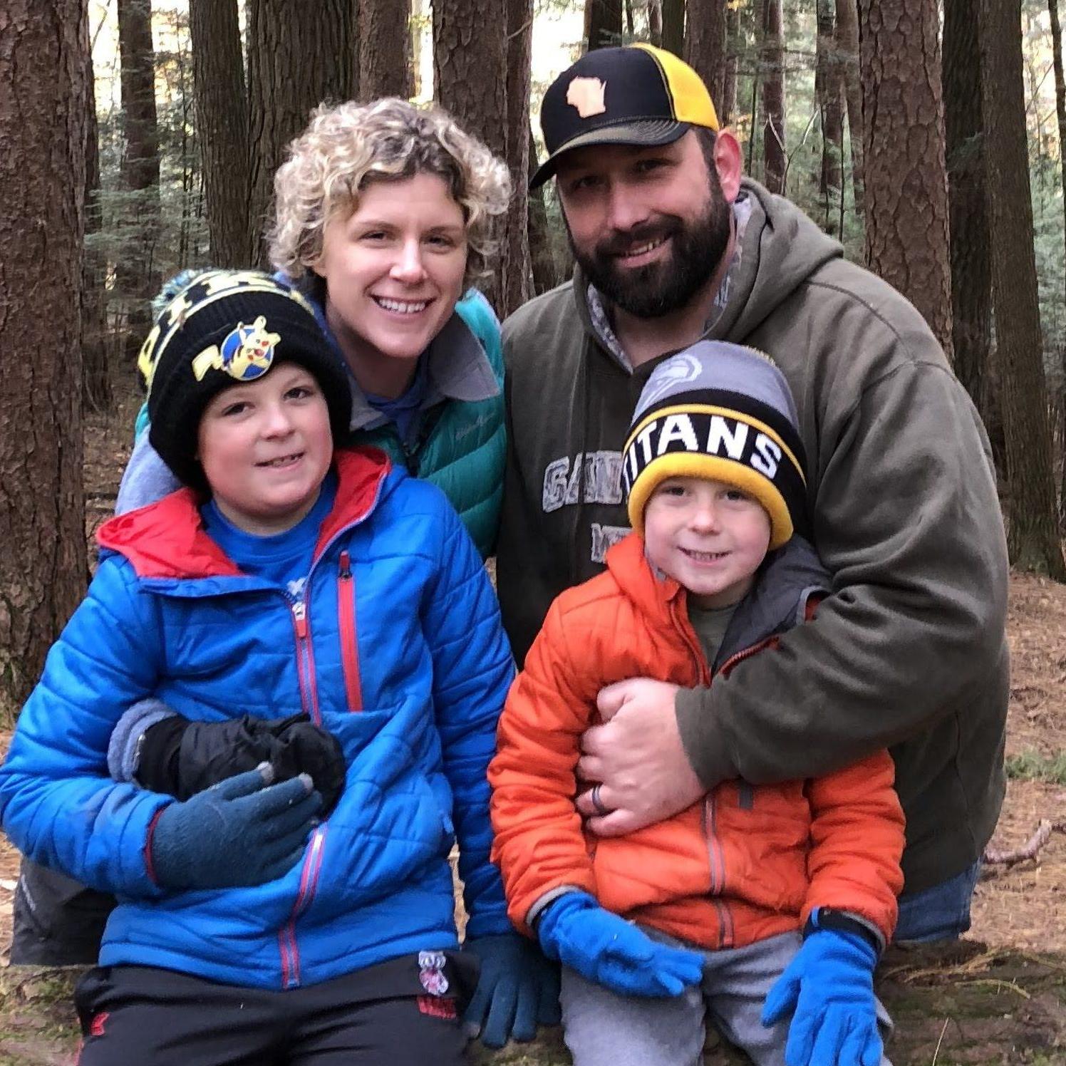 Cathedral Pines-loving the outdoors as a family.