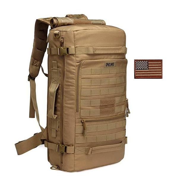 CRAZY ANTS Military Tactical Backpack Hiking Camping Shoulder Bag Upgraded Version