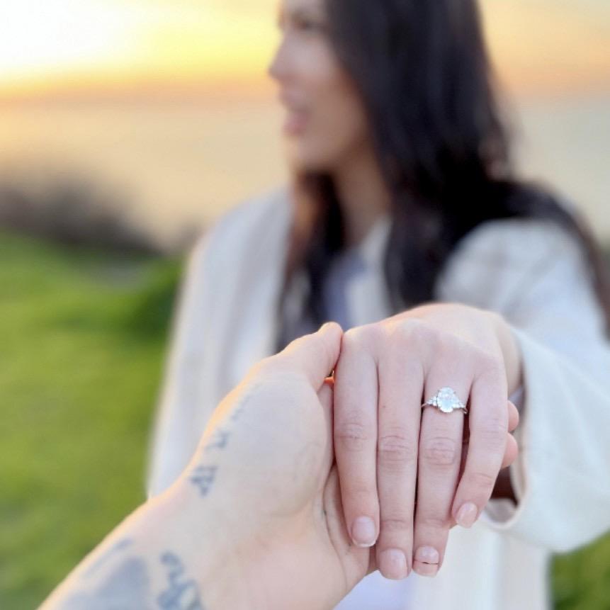 Announcing our Engagement after Aaron proposed on Valentine's day at Disneyland