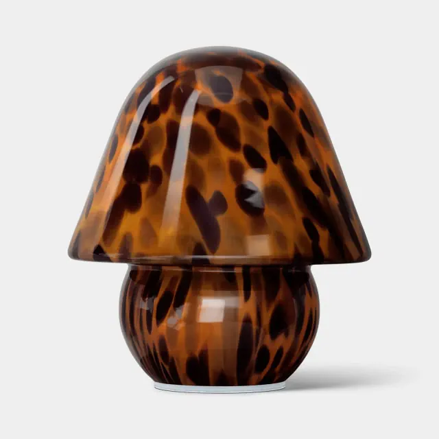 Trend Glass Table Lamp Tortoise Brown - Room Essentials™